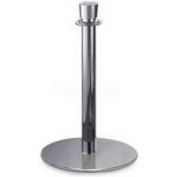 Lavi Industries Regal Series Exhibit Post, 24"H Polished Stainless Steel Finish