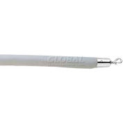 Lavi Industries 6'L Gray Vinyl Rope With Polished S/S Hooks