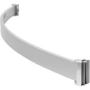 Lavi Industries Beltrac® Curved Rigid Rail Assembly, 4'L, Satin Aluminum