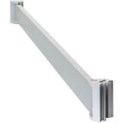 Lavi Industries Beltrac® Straight Rigid Rail Assembly, 4'L, Satin Aluminum