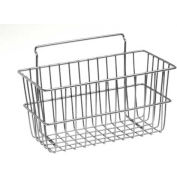 Industries de lavi, latte murale petit panier, 809680, 12 "x 6" x 6", Chrome