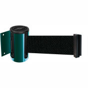 Tensabarrier vert Mini Wall Mount 7,5' L noir ceinture rétractable barrière