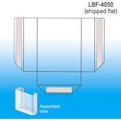 Épluchez & Stick poches littérature, plat, 4-1/16" W X 5 « H X 1-1/4" P, qté par paquet : 25