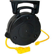 Enrouleur de câble Lind Equipment 8040-T 12/3 SJTW de 40 pi, prise triple de 15 A