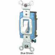 Leviton 1201-2W 15A, 120/277V, Single-Pole AC Quiet Switch, White - Pkg Qty 10