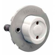 Leviton 13518 Medium Base, Bi-Pin, Standard Fluorescent Lampholder, White