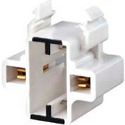 Leviton 26720-100 Gx23, Gx23-2 Base, 2-Pin, Compact Fluorescent Lampholder