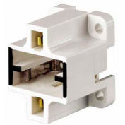 Leviton 26720-400 Gx23, Gx23-2 Base, 2-Pin, Compact Fluorescent Lampholder