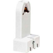 Piédestal de Leviton 390-1 w culot moyen, douille de lampe fluorescente bi-broches, Standard,, qté par paquet : 10