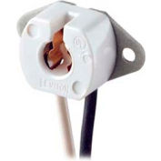 Leviton 420 Miniature Base, Bi-Pin, Standard Fluorescent Lampholder - Pkg Qty 10
