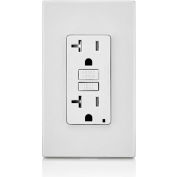 Leviton GFTR2-W SmartlockPro autotest prise DDFT, inviolable, 20 a, blanc