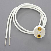 Leviton 80054 Miniature Bi-Pin Base, G4, G6.35, GY6.35, GX5.3 MR16, GZ4 MR11 Halogen Lampholder
