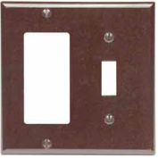 Combo 80405-E 2-Gang 1-activer/désactiver 1-Decora/GFCI appareil Leviton, Standard, noir, qté par paquet : 25