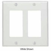 Leviton 80409-N 2-Gang Decora/GFCI Device Decora, Standard Size, Brown - Pkg Qty 25