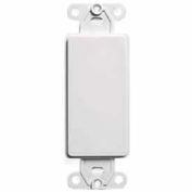 Leviton 80414-2W QuickPort Decora Multimedia Blank Insert, qté par paquet : 5