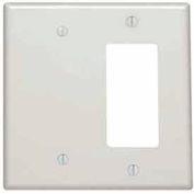 Leviton 80608-W 2-Gang 1-blanc 1-Decora/GFCI dispositif Combo, blanc, qté par paquet : 25