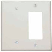 Leviton 80608-W 2-Gang 1-blanc 1-Decora/GFCI dispositif Combo, blanc, qté par paquet : 25