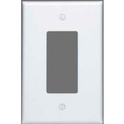 Leviton 88605 2-Gang 1-Toggle 1-Decora/GFCI Device Combo, Oversized, White - Pkg Qty 25