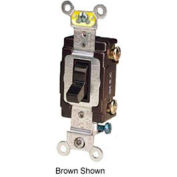 Leviton CS120-2GY 20A, 120/277V, Single-Pole, Grounding, Gray - Pkg Qty 10