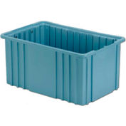 LEWISBins diviseur boîte NDC2080 16-1/2 "x 10-7/8" x 8", bleu clair, qté par paquet : 6