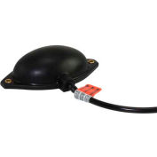 Linemaster 81SH12 Air Foot Switch, Momentary, Black, PVC