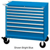 Lista 40-1/4" W Mobile Cabinet, tiroirs 8, 129 Compart - Classic Lock bleu, individuel