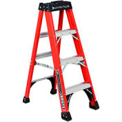 Louisville 4' Fiberglass Step Ladder - 375 Lb. Cap. - Type IAA / Grade 1AA - FS1404HD