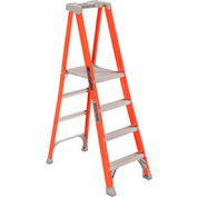 Louisville 4' Fiberglass ProTop Platform Ladder - 300 Lb. Cap. - Type IA / Grade 1A - FXP1704