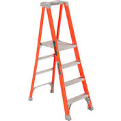 Louisville 4' en fibre de verre ProTop plate-forme Ladder - Cap de 300 lb. -Type IA / classe 1 a - FXP1704