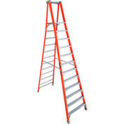Louisville 10' Fiberglass ProTop Platform Ladder - 300 Lb. Cap. - Type IA / Grade 1A - FXP1710