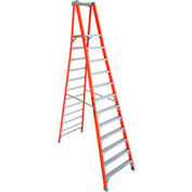Louisville 10' en fibre de verre ProTop plate-forme Ladder - Cap de 300 lb. -Type IA / classe 1 a - FXP1710