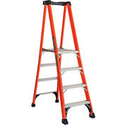 Louisville 6' Fiberglass ProTop Platform Ladder - 375 Lb. Cap. - Type IAA / Grade 1AA - FXP1806HD