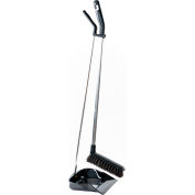 LPD Trade ESD, Anti-Static Broom and Dust Pan Set, 34-1/4" H, Black - C90000