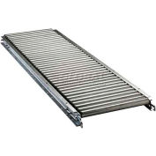 Ashland 10' Straight Roller Conveyor - 10" BF - 1-3/8" Roller Diameter - 1-1/2" Axle Centers