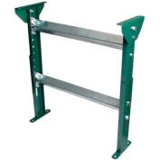 H-Stand Support for Ashland 12" OAW Skatewheel & 10" BF Roller Conveyor - 19-1/2" to 31"H