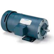 Leeson moteurs frein 3 phases moteur 1/2HP, 1725 tr/min, 56, TENV, 208-230/460V, 60HZ, 40 ° C, 1,15SF