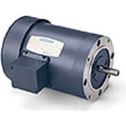 Entrée en prime, 1 HP, 1760 tr/min, Leeson 114638.00, 208-230/460V, 56C, TEFC, C-visage sans pied