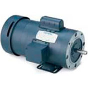 Leeson moteurs monophasés de frein moteur 1,5HP, 1,12kW, 1740 t/mn, 145, TEFC, 1PH, 60 HZ, Cont, 40 ° C