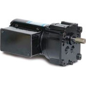 Leeson, M1125284.00, 1/15 HP, 142 tr/min, 208-230 v, 3 phases, TENV, PZ, rapport 12:1, 24 po / lb