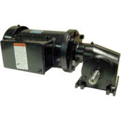 Leeson M1 145 127 3/8 HP, 29 tr/min, 208-230 v, 3 phases, TEFC, 13, 60:1 Ratio, 220 po / lb