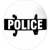 Paulson Riot Control Body Police Shield, Non-Ballistic, Polycarbonate, Clear, 24" - BS-7P