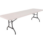Lifetime® Portable Plastic Folding Table, 30 » x 96 », Amande