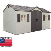 Lifetime Storage Shed 15' x 8' Front Entry With Windows