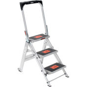 Little Giant® Safety Aluminum Step Ladder - 3 Step - 10310BA
