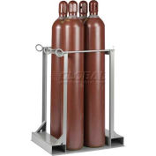 Little Giant® Vertical, 4 Cylinder, Gas Cylinder Pallet Stand, 33"W x 25"D x 41"H
