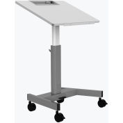 Louxor Pneumatic Réglable Hauteur Flip Top Bureau d’étudiant / Bureau d’imbrication