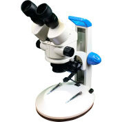 LW Scientific Z4M-TZM7-7LL3 Z4 Zoom LED Trinocular Stereomicroscope W/Light Stand, 7x - 45x