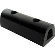 Global Industrial Extruded Rubber Fender Bumper, 12"L x 4-1/4"W x 4"H
