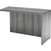 Safco® Aberdeen Return 42"W x 24"D 42"W x 24"D x 29-1/2"H Gray Steel