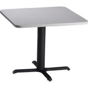 Safco® 30" Square Dining Height Table - Folkstone with Black Base - Bistro Series